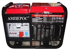 Дизельный генератор АМПЕРОС LDG 12-3 E ДизельЭнергоРесурс