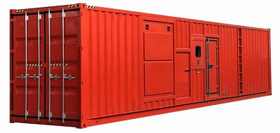 Дизельный генератор MGE P1280MH (TH468HS) 6300 В в контейнере ДЭР